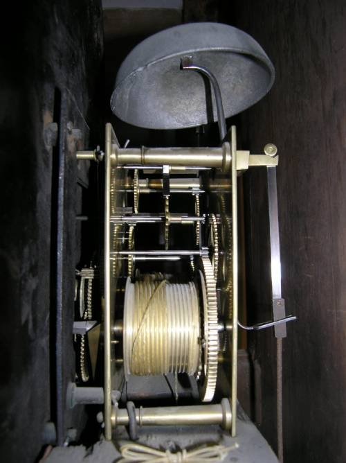 fig 3. George III Mahogany 8 Day Longcase Clock